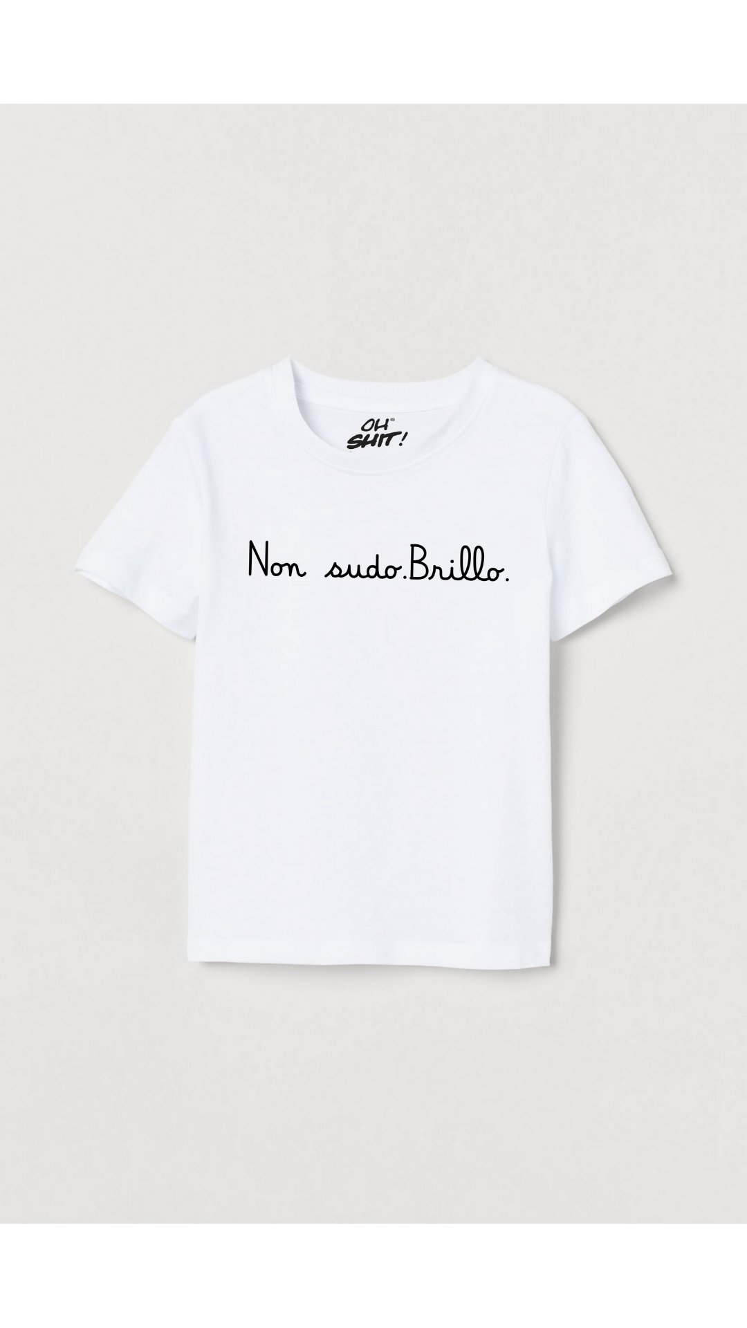 Non sudo. Brillo.