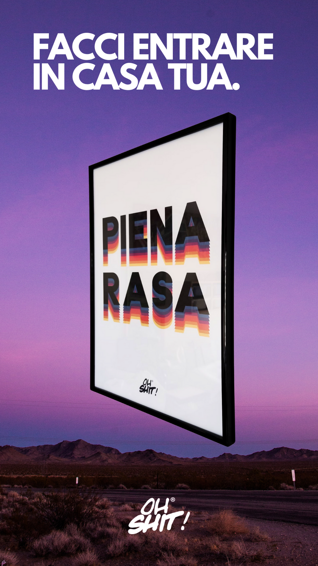 QUADRO PIENA RASA